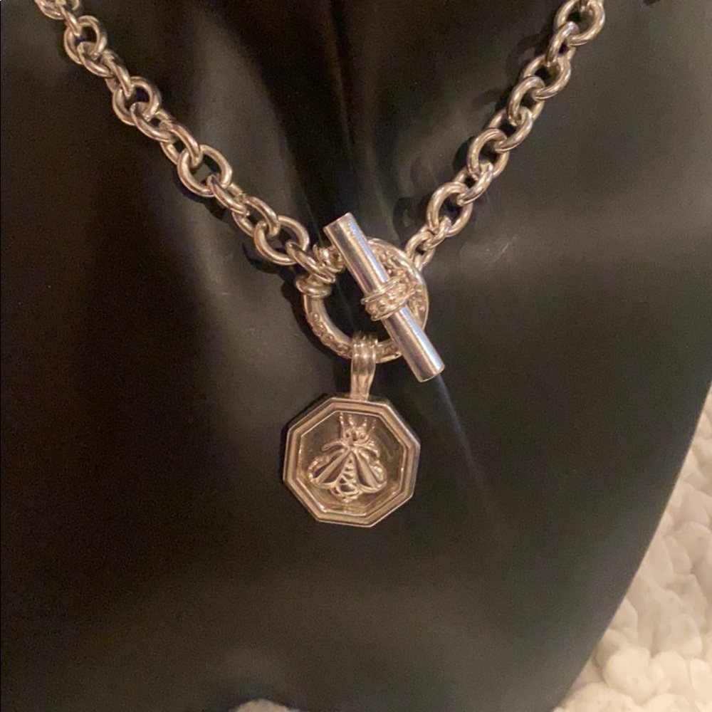 Slane slane necklace & bee pendant Enhancer Toggle